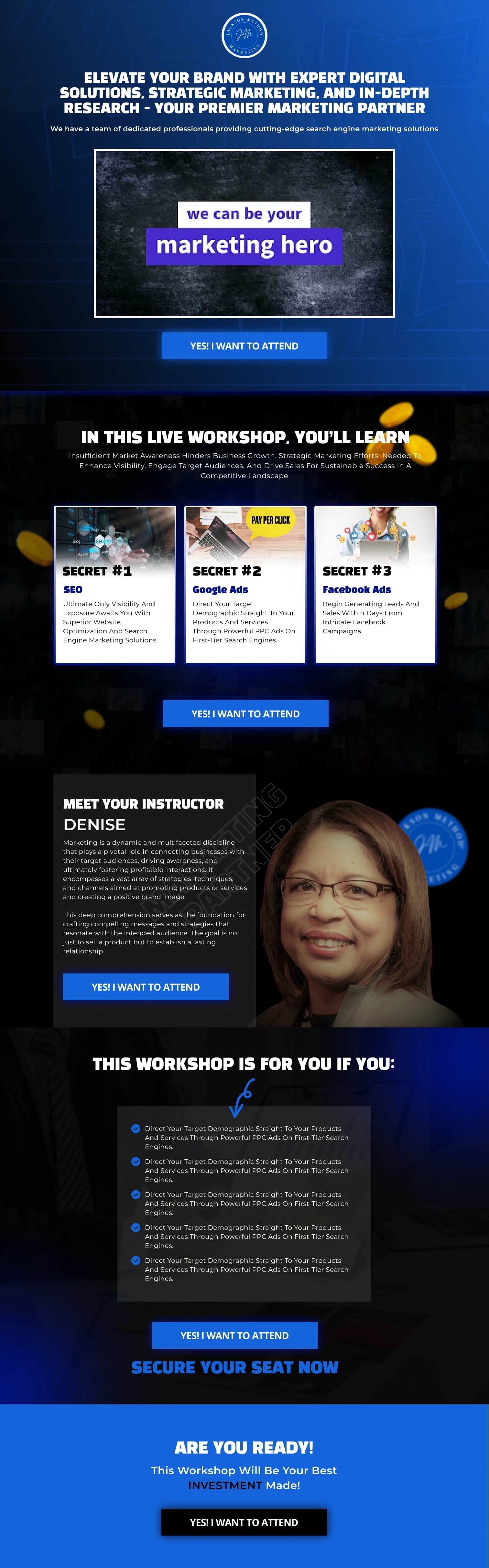 Appointment Booking Funnel (VSL funnel) — full page screenshot