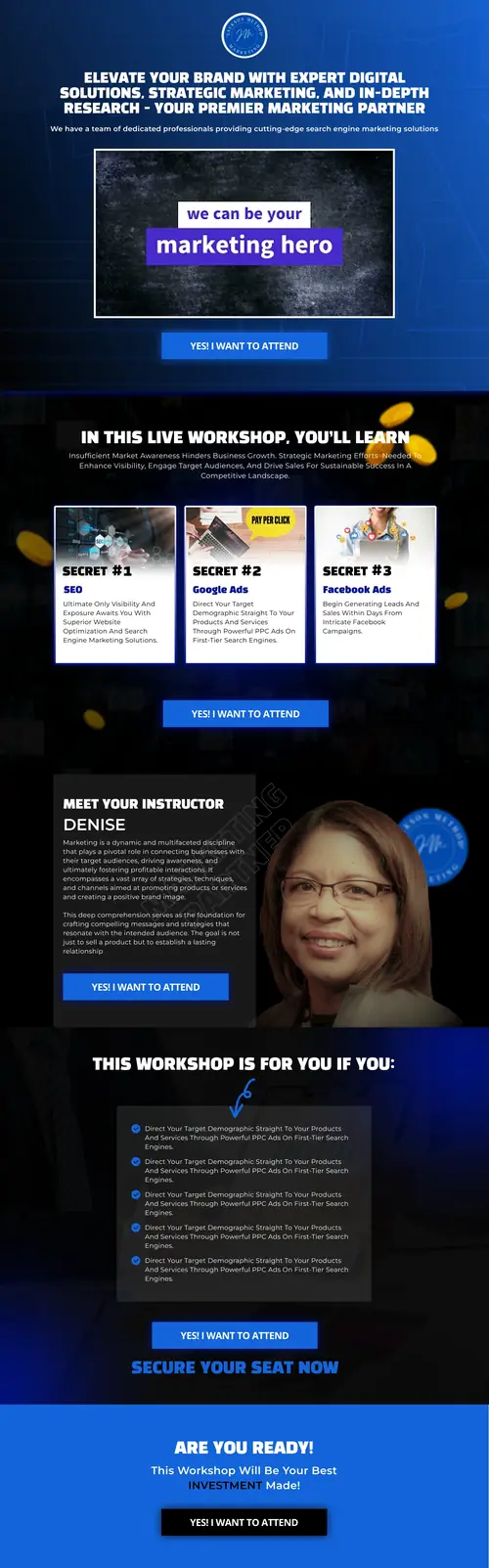 Appointment Booking Funnel (VSL funnel) — full page screenshot
